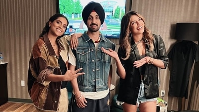 Priyanka Chopra went on to thank her friend Lilly Singh for the night out and wrote, "Also, kudos to the team that made it so comfortable and awesome for my friends and me! Thank you, @lilly, for always having the best ideas for nights out! Lots of Love!." (Instagram/@priyankachopra)