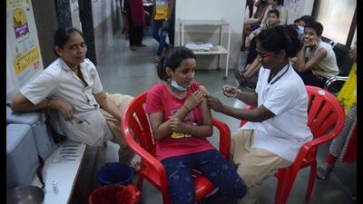 Only 73% vaccinated with first dose in Kalyan Dombivli Municipal Corporation limits. (HT FILE PHOTO) Only 73% vaccinated with first dose in Kalyan Dombivli Municipal Corporation limits. (HT FILE PHOTO)