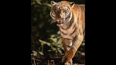The golden gaze of a tiger seems to pierce into your soul, even through a photograph. (Photo: Sumit Sinha)