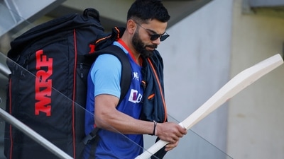 India's Virat Kohli during practice&nbsp; (Reuters)