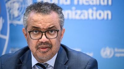 World Health Organization (WHO) Director-General Tedros Adhanom Ghebreyesus at a press conference at the WHO headquarters in Geneva. (AFP file) World Health Organization (WHO) Director-General Tedros Adhanom Ghebreyesus at a press conference at the WHO headquarters in Geneva. (AFP file)