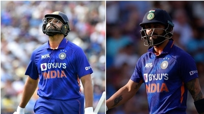 Rohit Sharma and Virat Kohli (R) (AP)