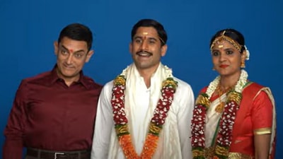 Aamir Khan and Naga Chaitanya in BTS video from Laal Singh Chaddha.