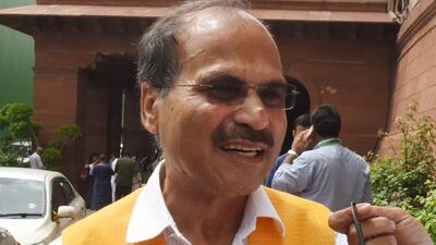 Congress MP Adhir Ranjan Chowdhury . (HT photo) Congress MP Adhir Ranjan Chowdhury . (HT photo)