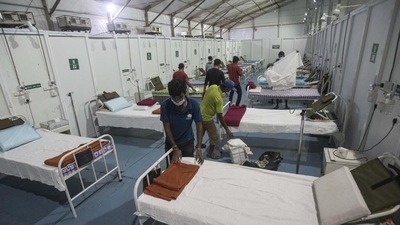 Mumbai to close Covid jumbo centres as cases drop: Report (Pratham Gokhale/HT Photo) Mumbai to close Covid jumbo centres as cases drop: Report (Pratham Gokhale/HT Photo)