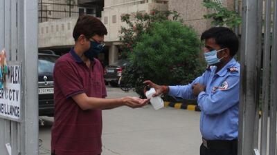 Chandigarh tricity’s daily Covid cases continued to remain over 300 for the fourth straight day. (HT Photo)