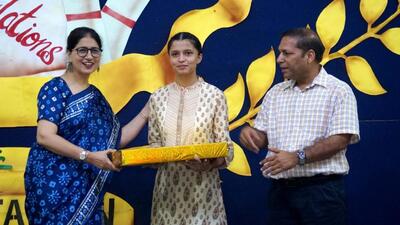 As many as 75% of the students at Mind Tree School scored over 80% in the examination, and 90% of the students have secured more than 70%. The average of the school in the examination has been 85.29% (HT PHOTO)