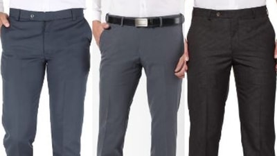 Men Black Trousers Price in India - Buy Men Black Trousers online at  Shopsy.in