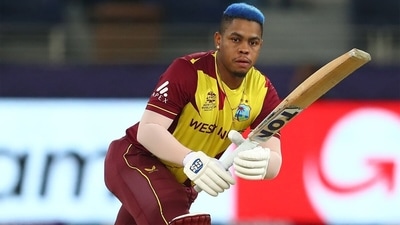 Shimron Hetmyer in action.&nbsp; (Getty)