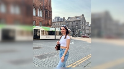 Sharing a slew of pictures from her UK vacation, Manushi Chhillar captioned her post, "Taking a walk with the Scot." (Instagram/@manushi_chhillar) Sharing a slew of pictures from her UK vacation, Manushi Chhillar captioned her post, "Taking a walk with the Scot." (Instagram/@manushi_chhillar)