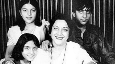 On Nargis' birth anniversary, Sanjay treated fans to an unseen throwback picture of himself with his mother and sisters, Priya and Namrata. He penned a note for her, “There's nobody else like you. Happy Birthday Ma.” On Nargis' birth anniversary, Sanjay treated fans to an unseen throwback picture of himself with his mother and sisters, Priya and Namrata. He penned a note for her, “There's nobody else like you. Happy Birthday Ma.”