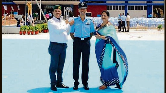 The bereaved family of 26-year-old flight lieutenant Advitiya Bal, who died after a twin-seater MiG-21 aircraft of the Indian Air Force crashed in Rajasthan’s Barmer on Thursday night, have urged the defence minister to immediately ground the Soviet-era fighter jets before another life is lost. (HT File)