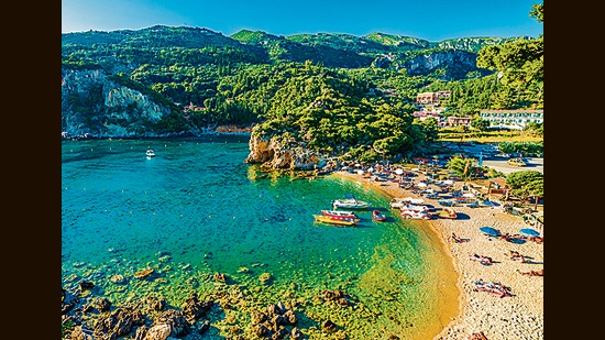 The azure waters of Corfu in Greece (Shutterstock)
