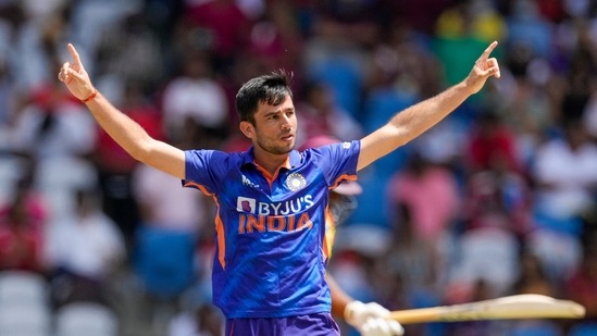 Ravi Bishnoi got a wicket off his very first ball of the match. (AP)