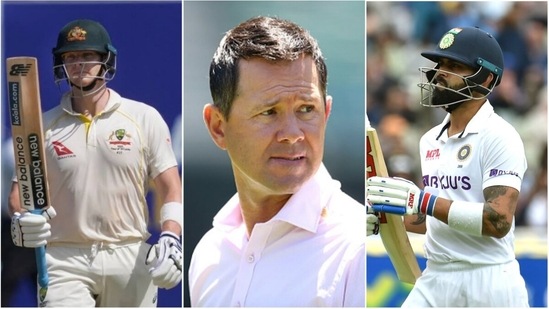 Steve Smith; Ricky Ponting; Virat Kohli(AP/Getty)