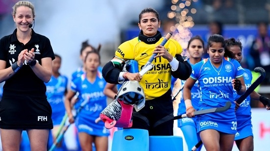India women's hockey team Captain Savita and teammates(Hockey India) India women's hockey team Captain Savita and teammates(Hockey India)