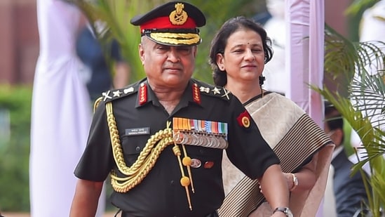 Chief of army staff General Manoj Pande.(PTI file)
