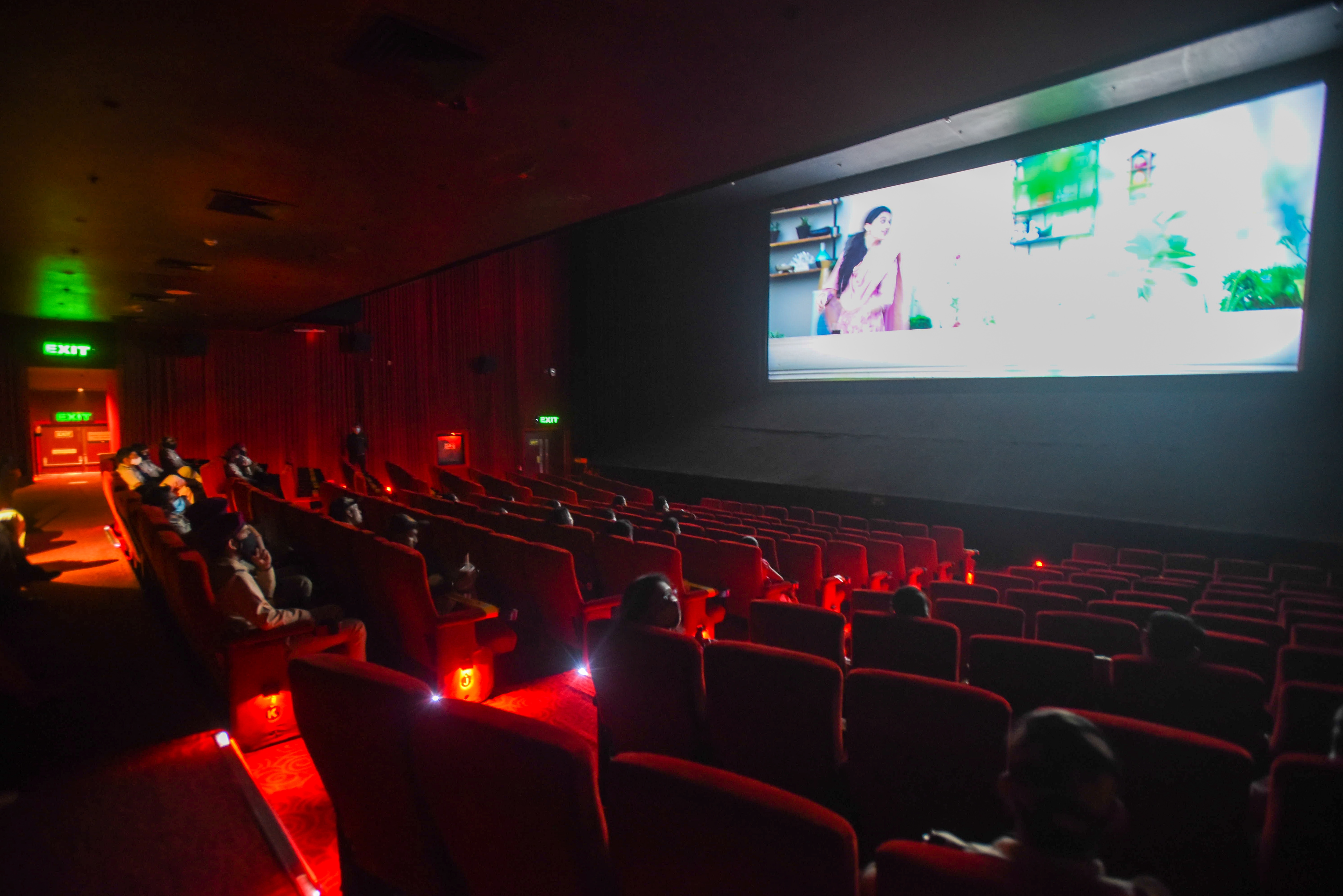 The new Director's Cut has 243 seats in its five luxurious thematic auditoriums. (Photo: Amal KS/HT PHOTO) The new Director's Cut has 243 seats in its five luxurious thematic auditoriums. (Photo: Amal KS/HT PHOTO)