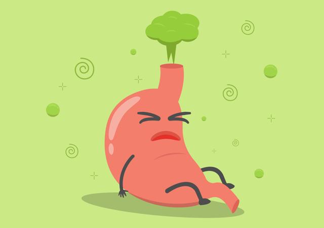 Bloating can lead to gas that can cause burping and flatulence (Shutterstock) Bloating can lead to gas that can cause burping and flatulence (Shutterstock)