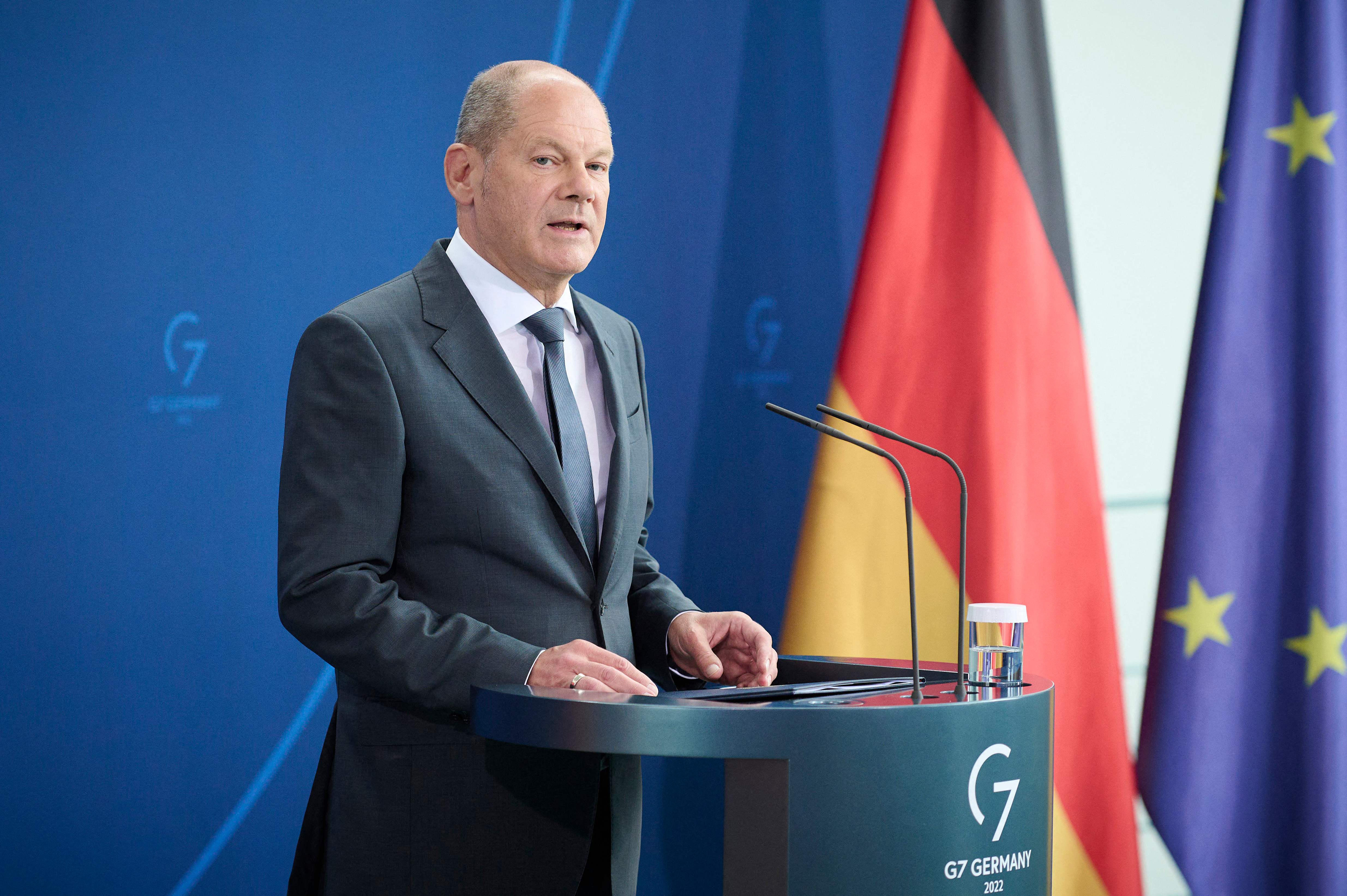 File photo of German Chancellor Olaf Scholz.&nbsp; (AFP)