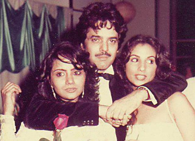 Akbar celebrating with actors Ranjeeta Kaur and Kim Akbar celebrating with actors Ranjeeta Kaur and Kim