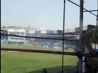 Following the explosion, a video is going viral on social media where the people are seen in panic and seeking to take shelter at a safe location. (Screengrab)
