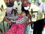 Arpita Mukherjee broke down on Friday as she was brought to a hospital for a medical check-up, She had to be dragged inside.&nbsp;