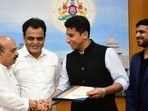 Karnataka CM Basavaraj Bommai told that this MoU will bring a huge difference in the lives of thousands of women across the state by making them self-reliant.(Twitter) Karnataka CM Basavaraj Bommai told that this MoU will bring a huge difference in the lives of thousands of women across the state by making them self-reliant.(Twitter)