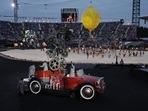Actors perform during the Commonwealth Games opening ceremony at the Alexander stadium in Birmingham, England, Thursday, July 28, 2022. (AP) Actors perform during the Commonwealth Games opening ceremony at the Alexander stadium in Birmingham, England, Thursday, July 28, 2022. (AP)