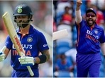 Virat Kohli; Rohit Sharma(AP/PTI) Virat Kohli; Rohit Sharma(AP/PTI)