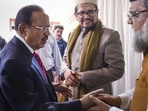 A file photo of NSA Ajit Doval meeting Sufi clerics.