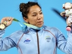 Mirabai Chanu lifted her personal best and set a CWG record in women's weightlifting.&nbsp;