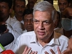 Sri Lanka's newly elected president Ranil Wickremesinghe.