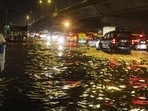 Waterlogging in Delhi-NCR, IMD says moderate showers to continue Waterlogging in Delhi-NCR, IMD says moderate showers to continue