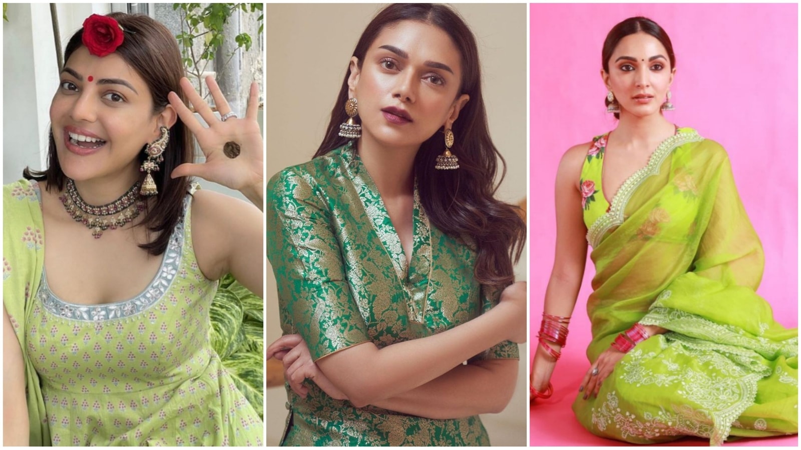 Fab Hariyali Teej Outfits: Feel Stylish For Your Special Rituals | Kalki  Fashion Blog