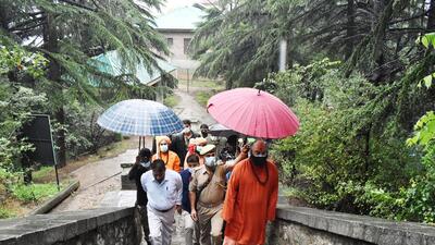 The annual 43-day Amarnath Yatra commenced from twin base camps — the traditional 48-km Nunwan-Pahalgam in south Kashmir’s Anantnag and 14-km shorter Baltal in central Kashmir’s Ganderbal — on June 30. (ANI) The annual 43-day Amarnath Yatra commenced from twin base camps — the traditional 48-km Nunwan-Pahalgam in south Kashmir’s Anantnag and 14-km shorter Baltal in central Kashmir’s Ganderbal — on June 30. (ANI)