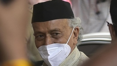 Maharashtra Governor Bhagat Singh Koshyari at Vidhan Bhavan on the first day of the Maharashtra Assembly Budget Session, in Mumbai, India, on Thursday. (Anshuman Poyrekar/HT PHOTO). (File photo)&nbsp;