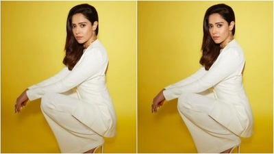 Nushrratt is on a spree of making fashion lovers scurry to take notes. For the recent pictures, she played muse to fashion designer house Wool Box. (Instagram/@nushrrattbharuccha)