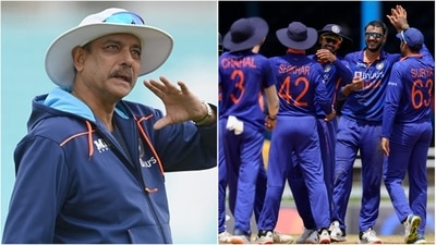 Ravi Shastri; Team India players in action (AP) Ravi Shastri; Team India players in action (AP)