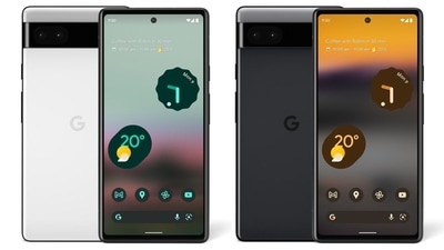 Google Pixel 6a is available in Green, White, and Black colors. (HT File photo)