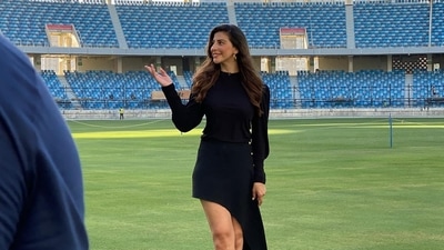 Karishma Kotak has hosted many pre-match shows at cricket tournaments, Karishma Kotak has hosted many pre-match shows at cricket tournaments,