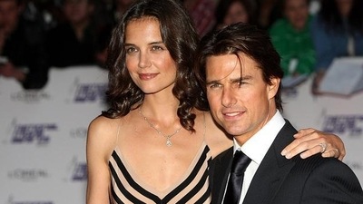 A file photo of former couple Katie Holmes and Tom Cruise.&nbsp;