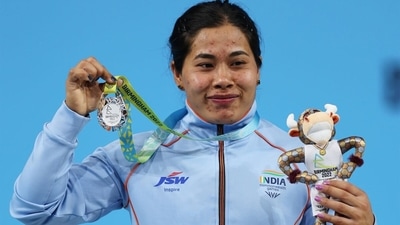 Bindyarani Devi ensured all Indian weightlifters returned with a medal on Day 2 of CWG 2022. (Getty) Bindyarani Devi ensured all Indian weightlifters returned with a medal on Day 2 of CWG 2022. (Getty)