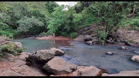 Yeoor Lake in Thane is one of the popular picnic spots, especially during monsoon. Fifty six people have drowned in various lakes, waterfalls and picnic spots in Thane and Navi Mumbai cities since 2019. (PRAFUL GANGURDE/HT PHOTO)