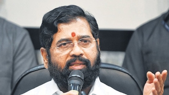 Maharashtra chief minister Eknath Shinde. (ANI)