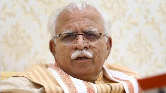 Chief minister Manohar Lal Khattar said more than 200 NDPS Act cases are registered in Haryana every month. (HT File)