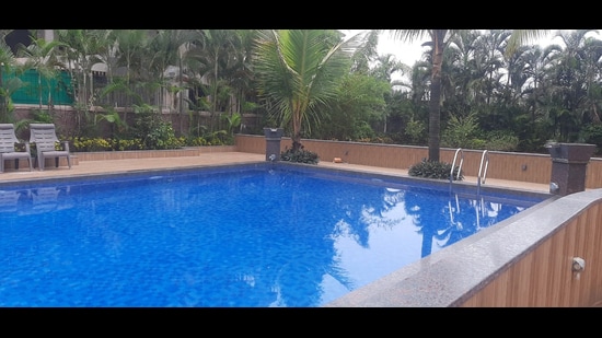 A 13-year-old boy died of electrocution while coming out of the swimming pool at Crescent villa, Lonavla on Thursday. (HT PHOTO)