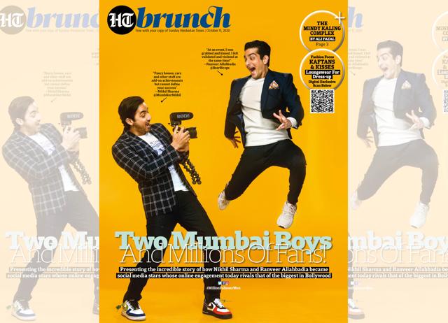 Brunch cover stars Nikhil Sharma aka Mumbiker Nikhil and Ranveer Allahbadia in October 2020 Brunch cover stars Nikhil Sharma aka Mumbiker Nikhil and Ranveer Allahbadia in October 2020