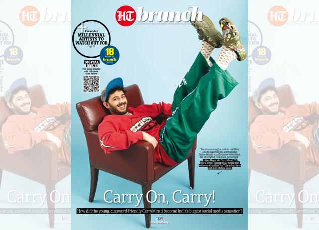 Brunch cover star Carry Minati in March 2022 Brunch cover star Carry Minati in March 2022