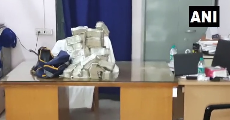 Police said the cash will be counted once machines come. (ANI Twitter) Police said the cash will be counted once machines come. (ANI Twitter)